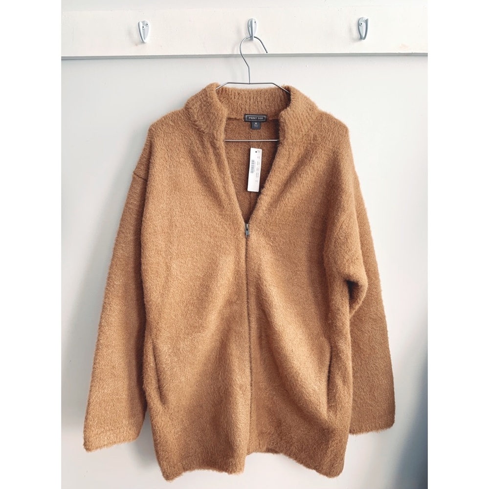 Point Sur fuzzy cardigan jacket from J. Crew